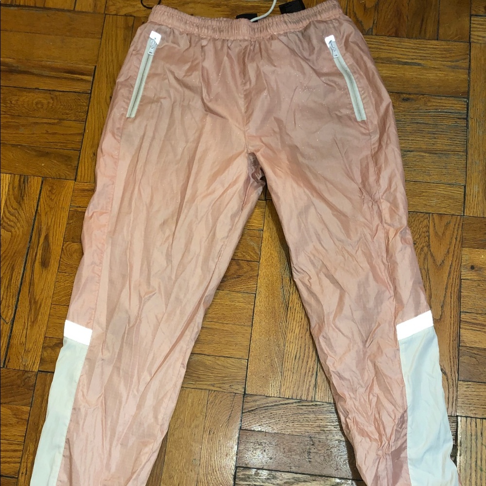 Pink Reflective Running Pants